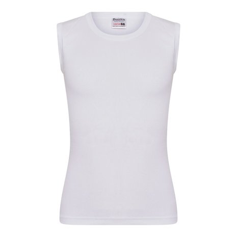 Jongens mouwloos shirt Beeren Young Wit